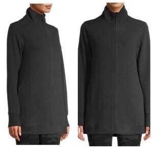 Avia Women's Athleisure Athletic Super Stretchy Ottoman Tunic Jacket SZ Small